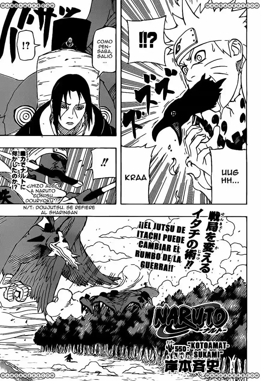 Naruto: Chapter 550 - Page 1