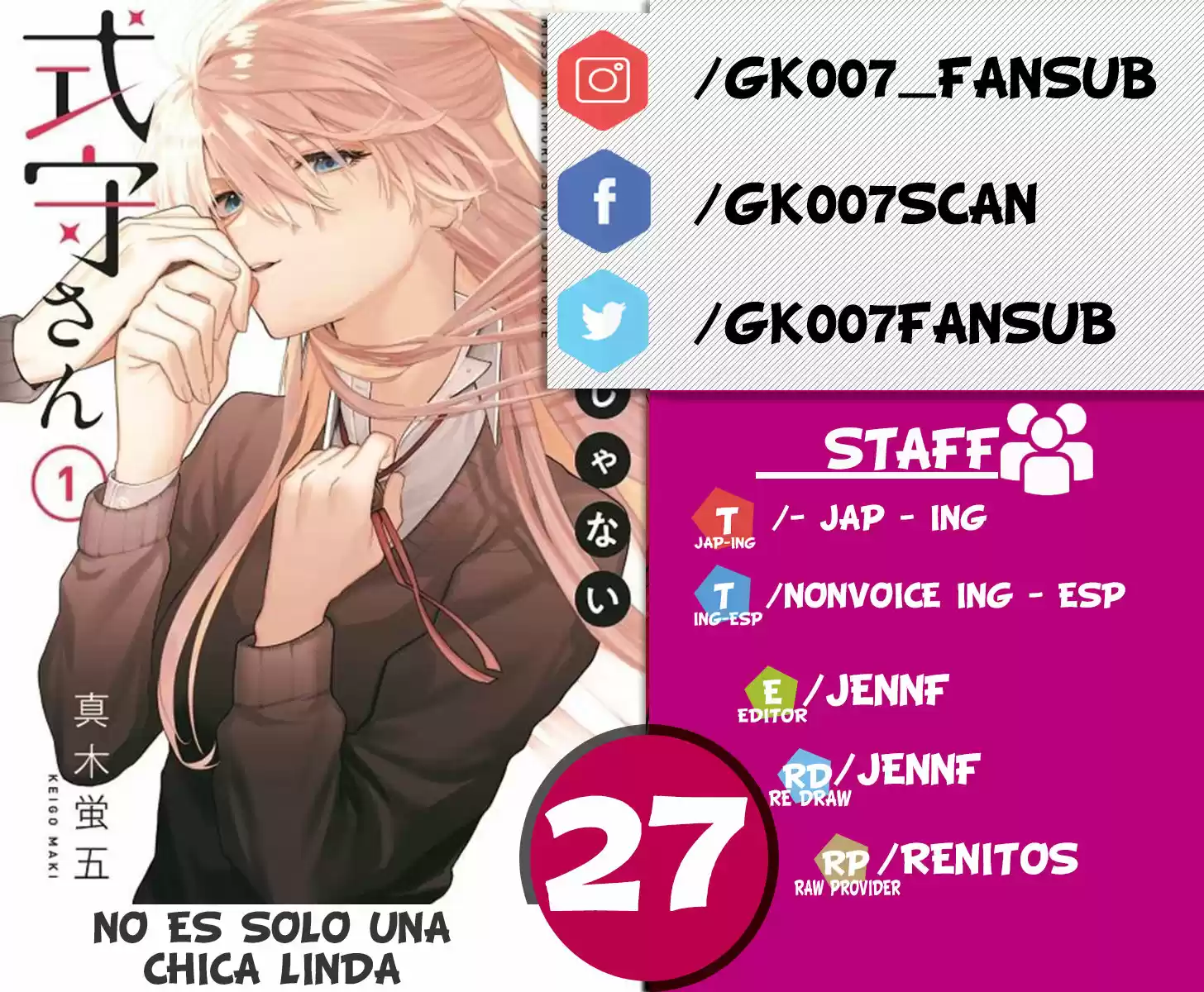 No Solo Es Una Chica Linda: Chapter 27 - Page 1