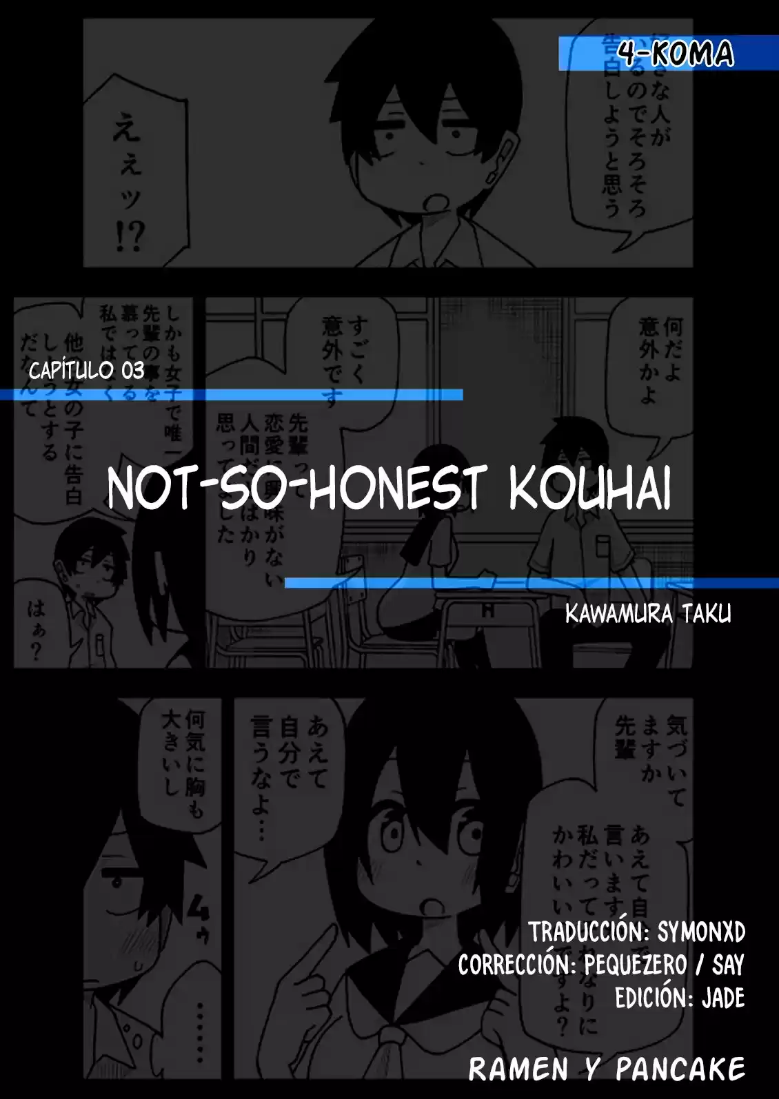 Not-so-honest Kouhai: Chapter 3 - Page 1