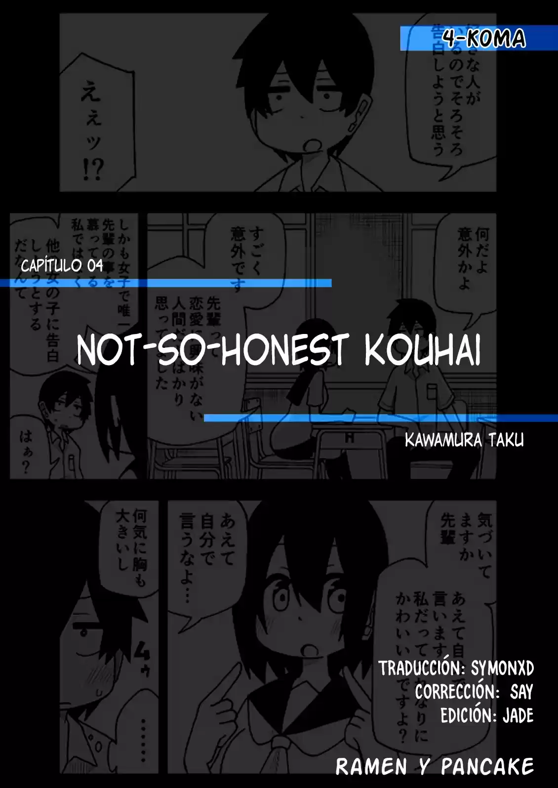 Not-so-honest Kouhai: Chapter 4 - Page 1