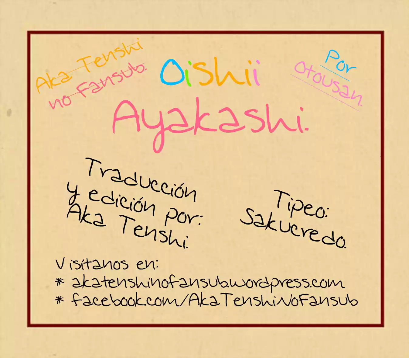 Oishii Ayakashi: Chapter 10 - Page 1