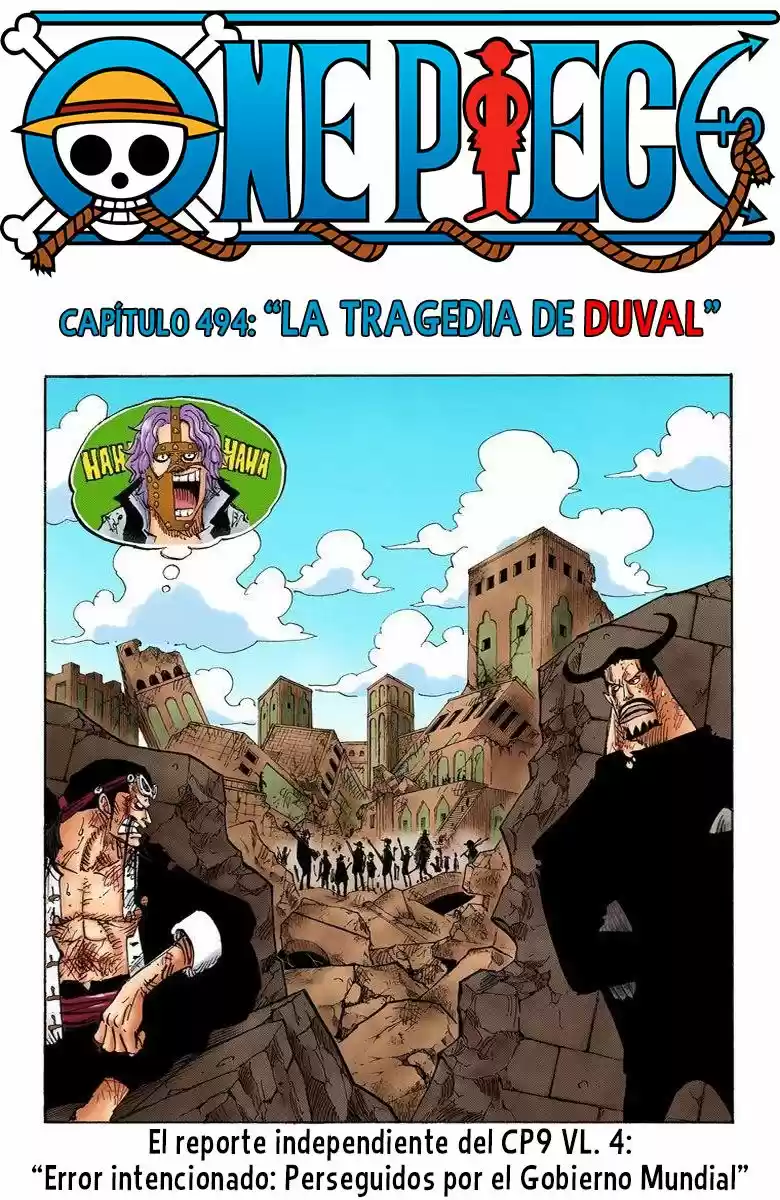 One Piece (full Color: Chapter 494 - Page 1