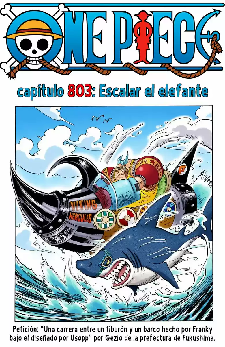 One Piece (full Color: Chapter 803 - Page 1