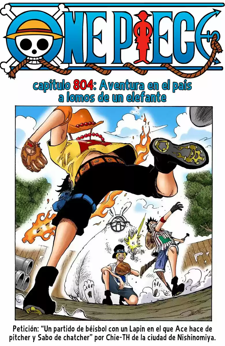 One Piece (full Color: Chapter 804 - Page 1