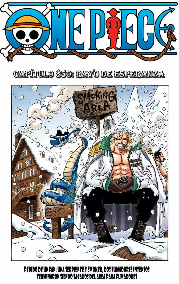 One Piece (full Color: Chapter 850 - Page 1