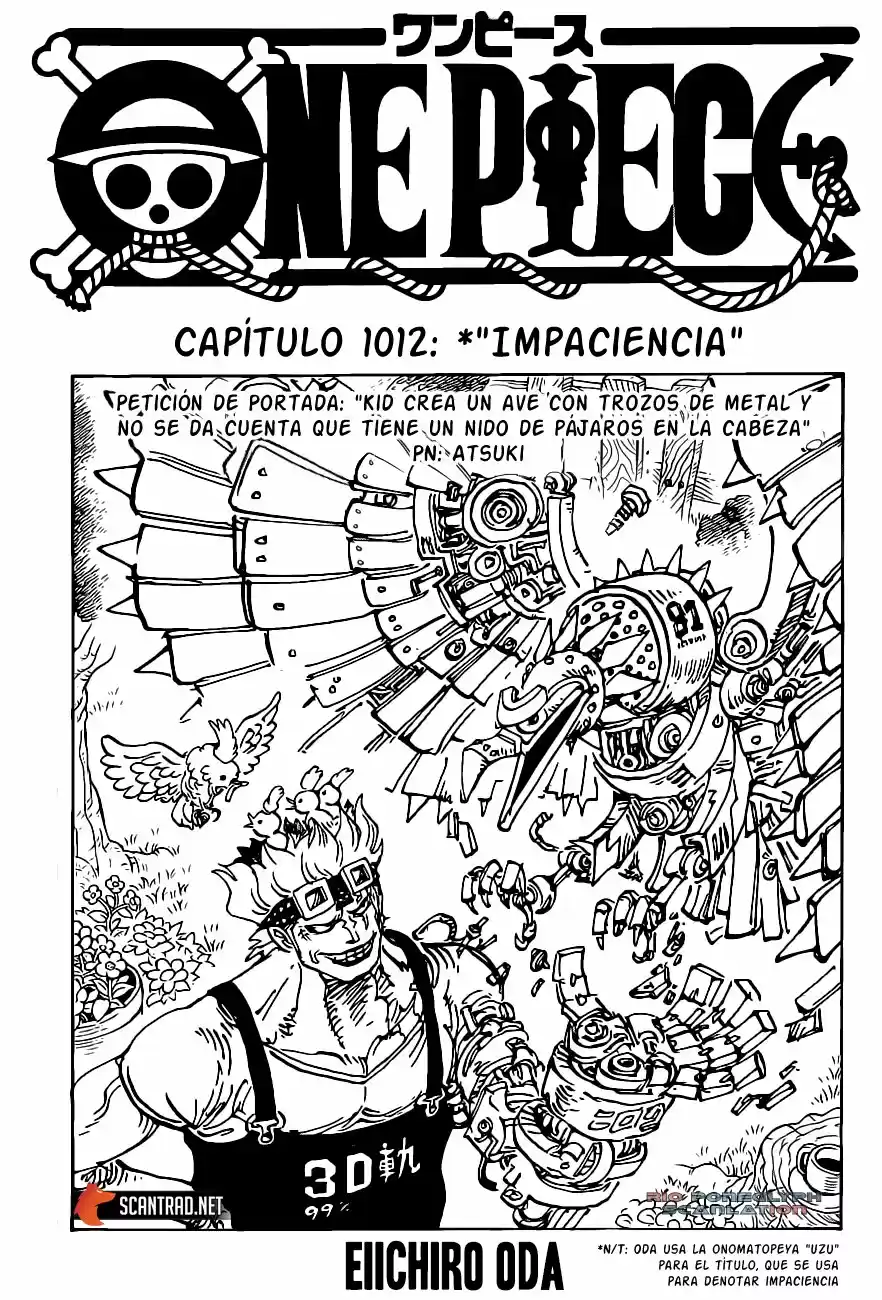 One Piece: Chapter 1012 - Page 1