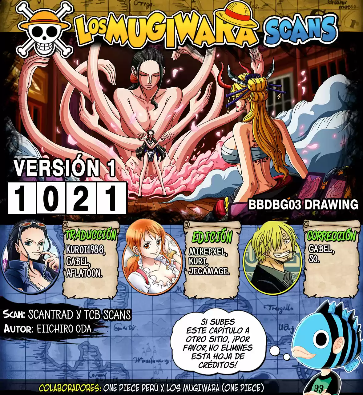One Piece: Chapter 1021 - Page 1