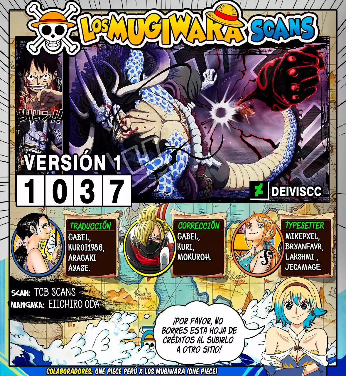 One Piece: Chapter 1037 - Page 1