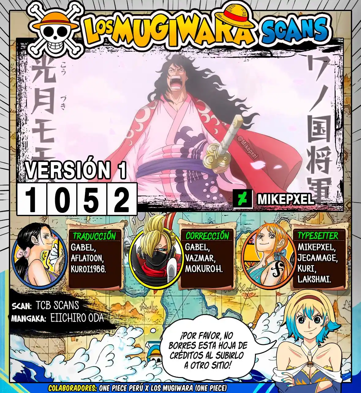One Piece: Chapter 1052 - Page 1