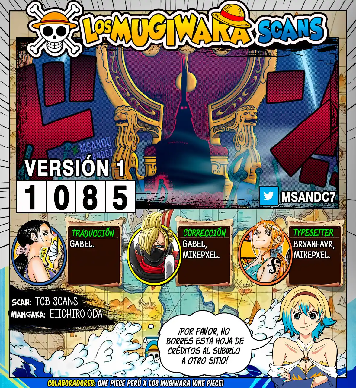 One Piece: Chapter 1085 - Page 1