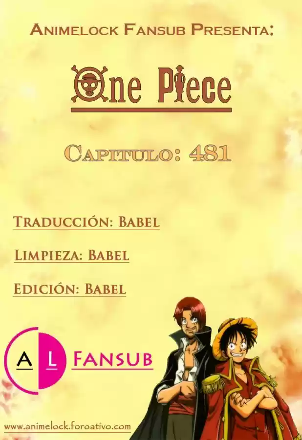One Piece: Chapter 481 - Page 1