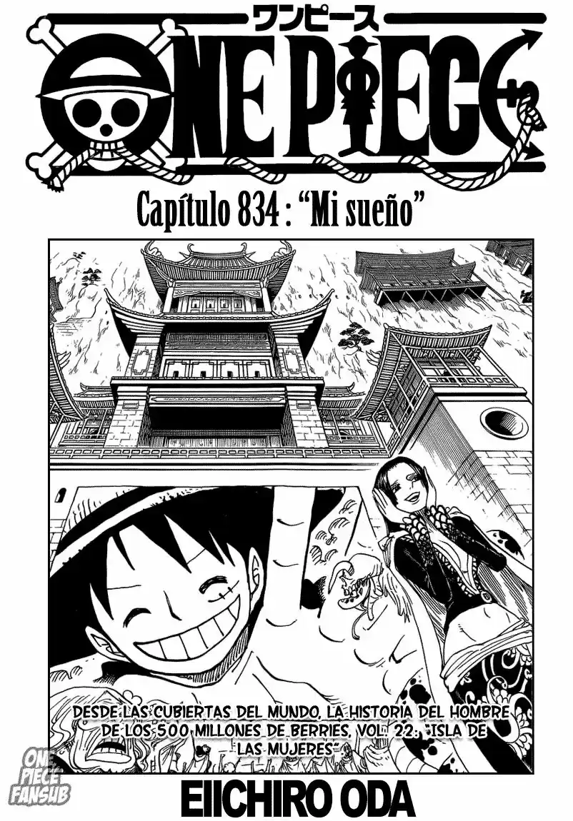 One Piece: Chapter 834 - Page 1