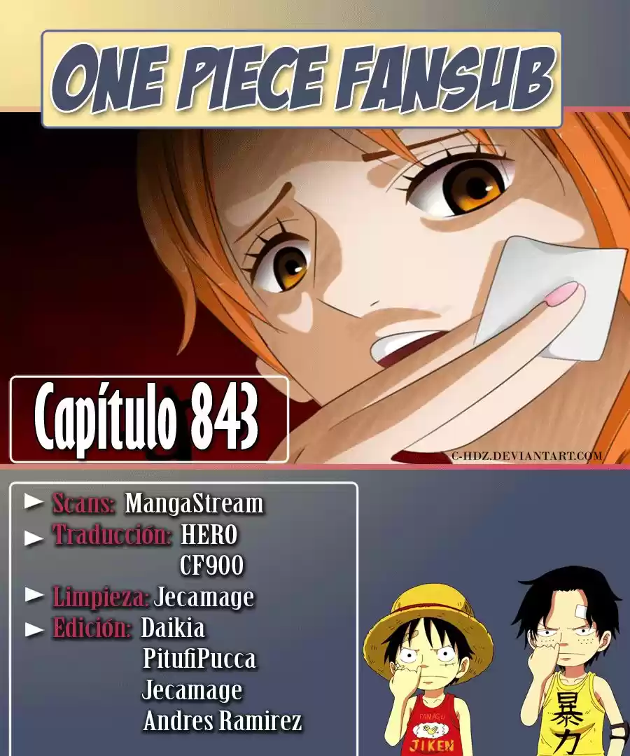 One Piece: Chapter 843 - Page 1