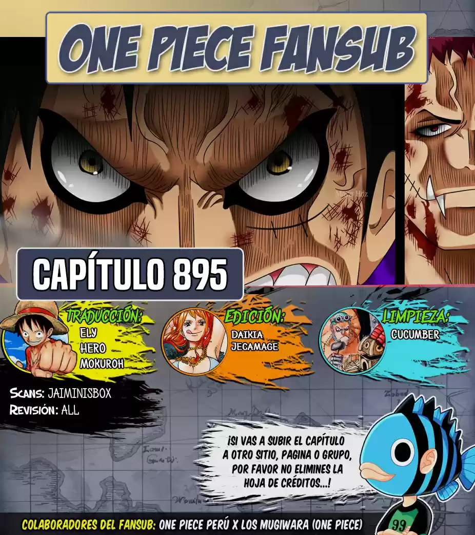 One Piece: Chapter 895 - Page 1