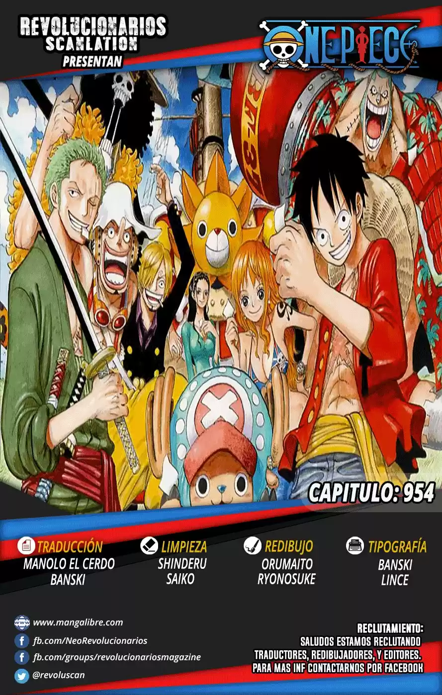 One Piece: Chapter 954 - Page 1