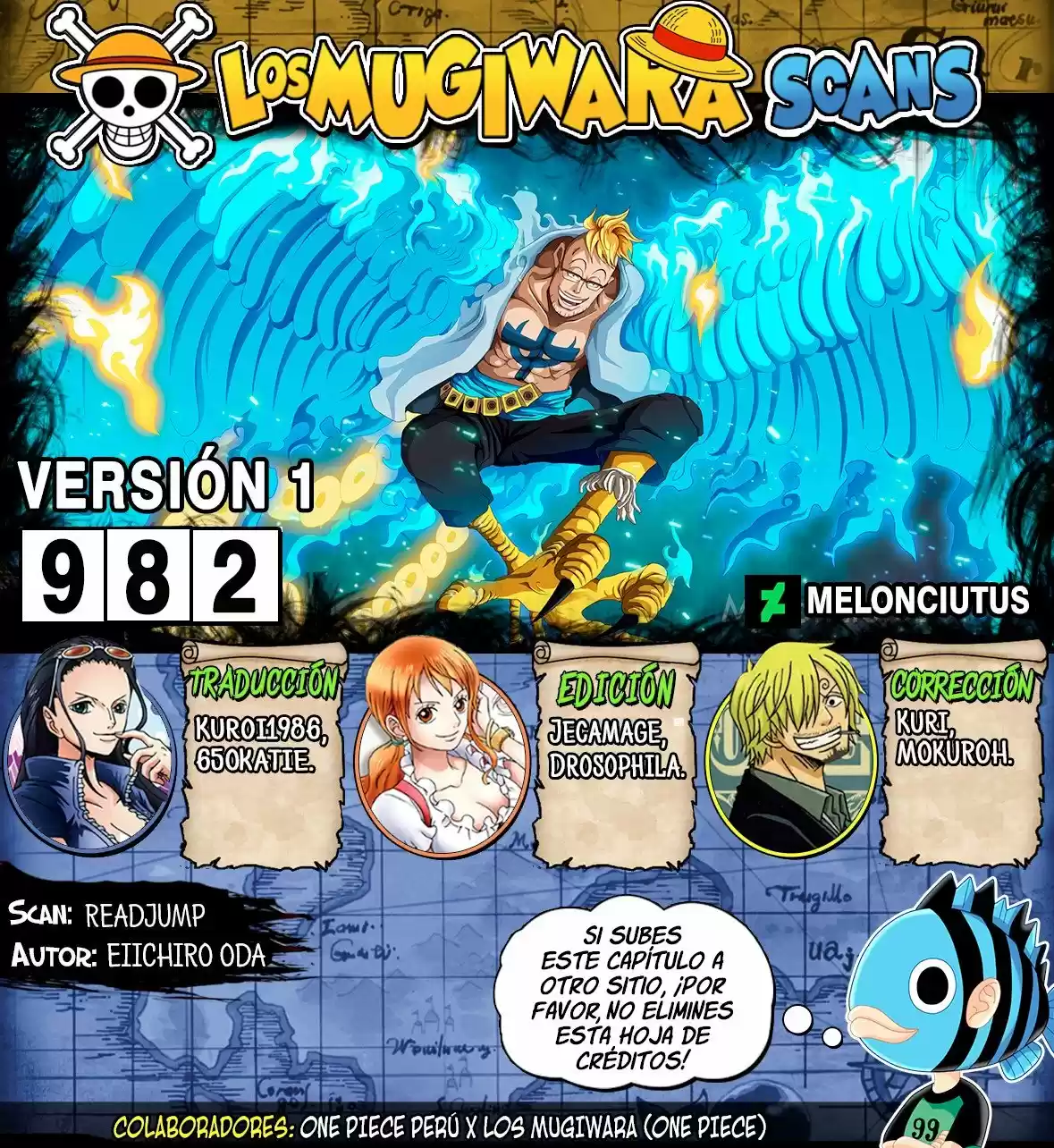 One Piece: Chapter 982 - Page 1