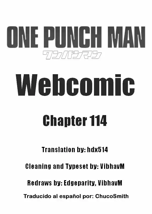 Onepunch-Man (ONE: Chapter 114 - Page 1