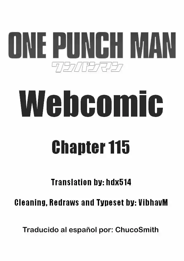 Onepunch-Man (ONE: Chapter 115 - Page 1