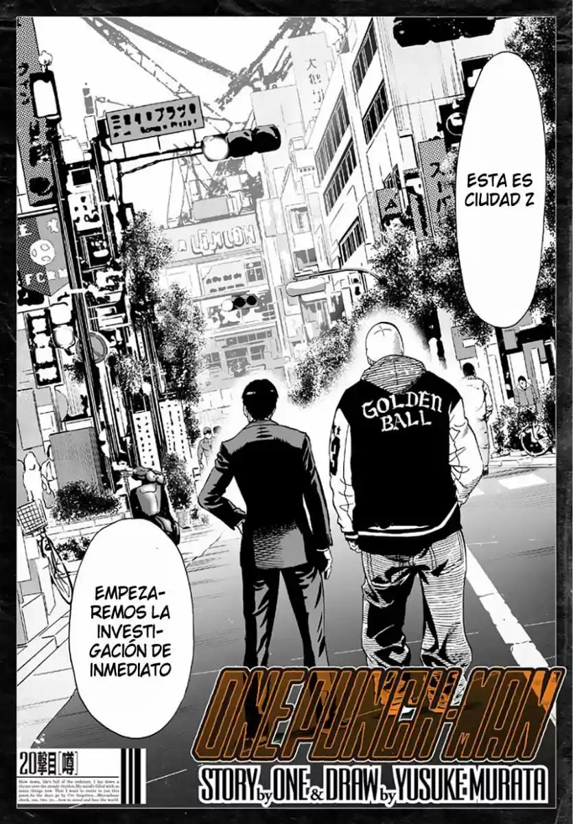 Onepunch-Man (ONE: Chapter 20 - Page 1