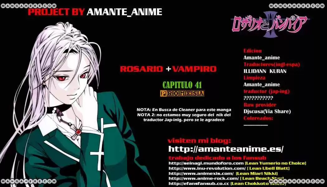 Rosario Vampire Season II: Chapter 41 - Page 1