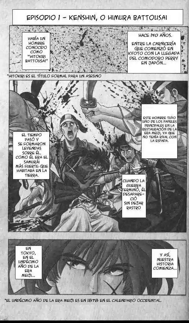 Rurouni Kenshin Meiji Kenkaku Romantan: Chapter 1 - Page 1