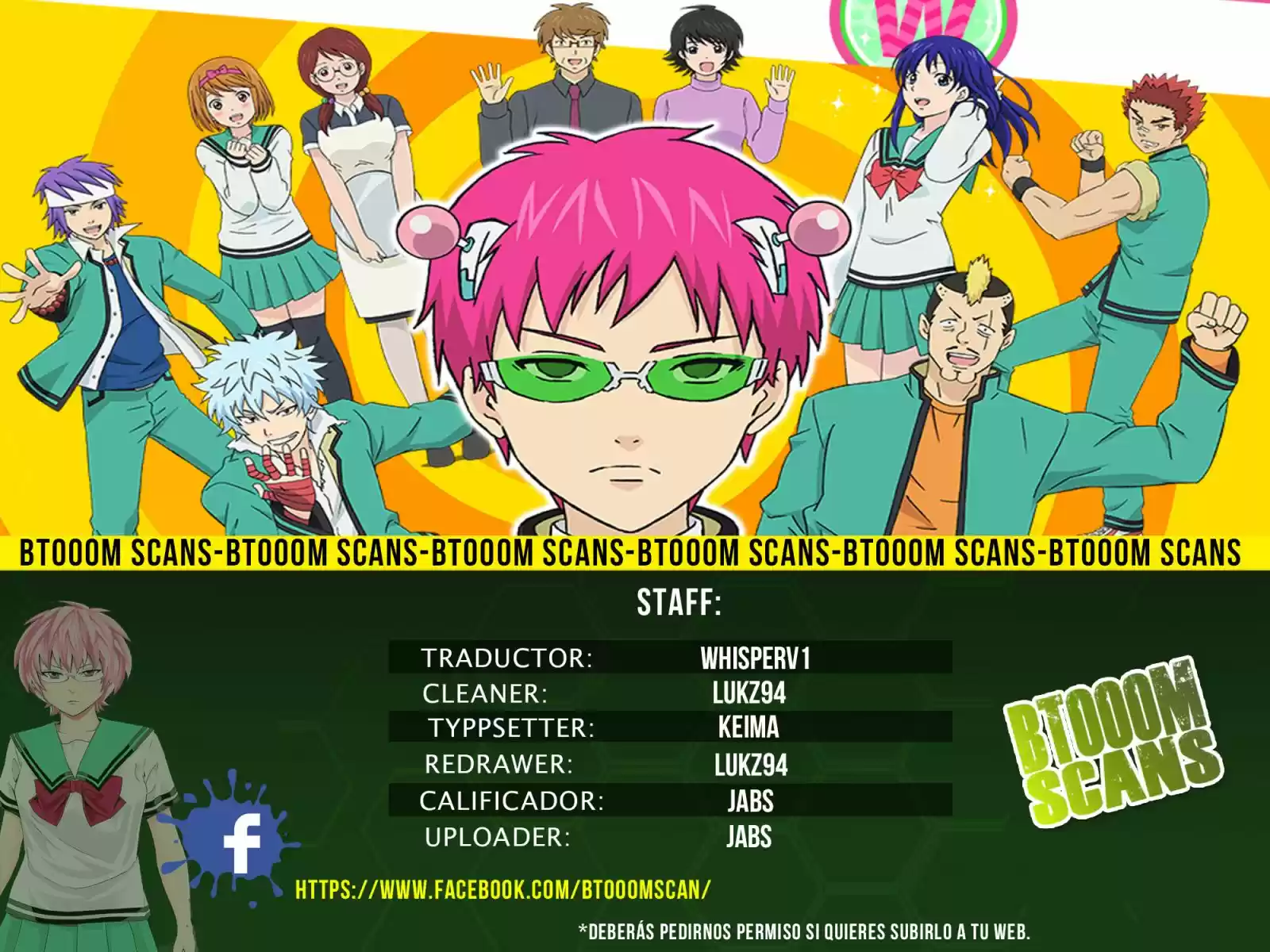 Saiki Kusuo No Psi Nan: Chapter 56 - Page 1