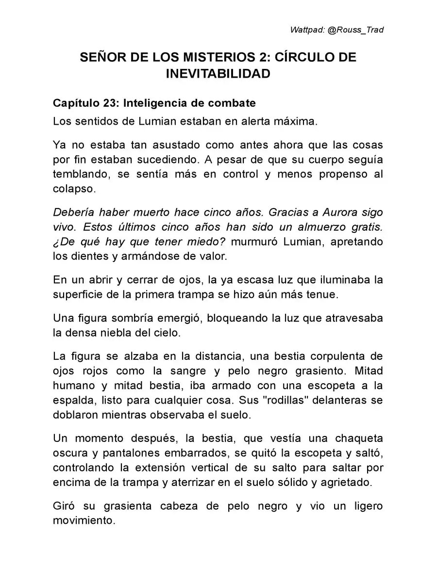 Señor De Los Misterios 2: Círculo De Inevitabilidad (Novela: Chapter 23 - Page 1