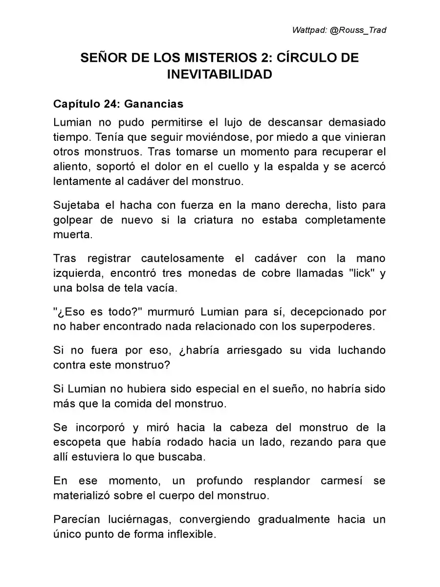 Señor De Los Misterios 2: Círculo De Inevitabilidad (Novela: Chapter 24 - Page 1