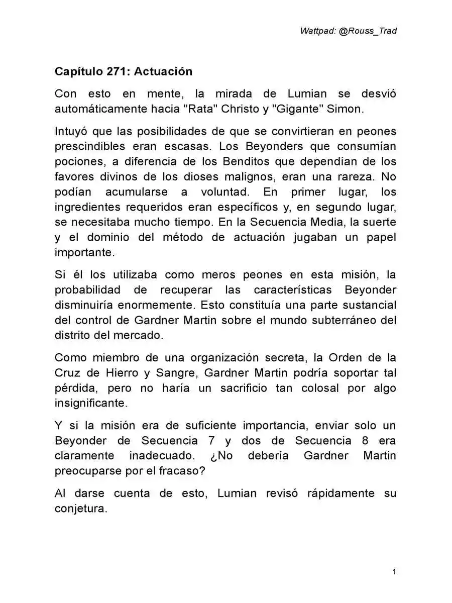 Señor De Los Misterios 2: Círculo De Inevitabilidad (Novela: Chapter 271 - Page 1