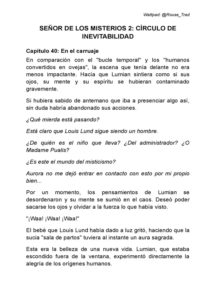 Señor De Los Misterios 2: Círculo De Inevitabilidad (Novela: Chapter 40 - Page 1