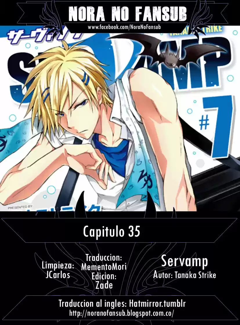 Servamp: Chapter 35 - Page 1