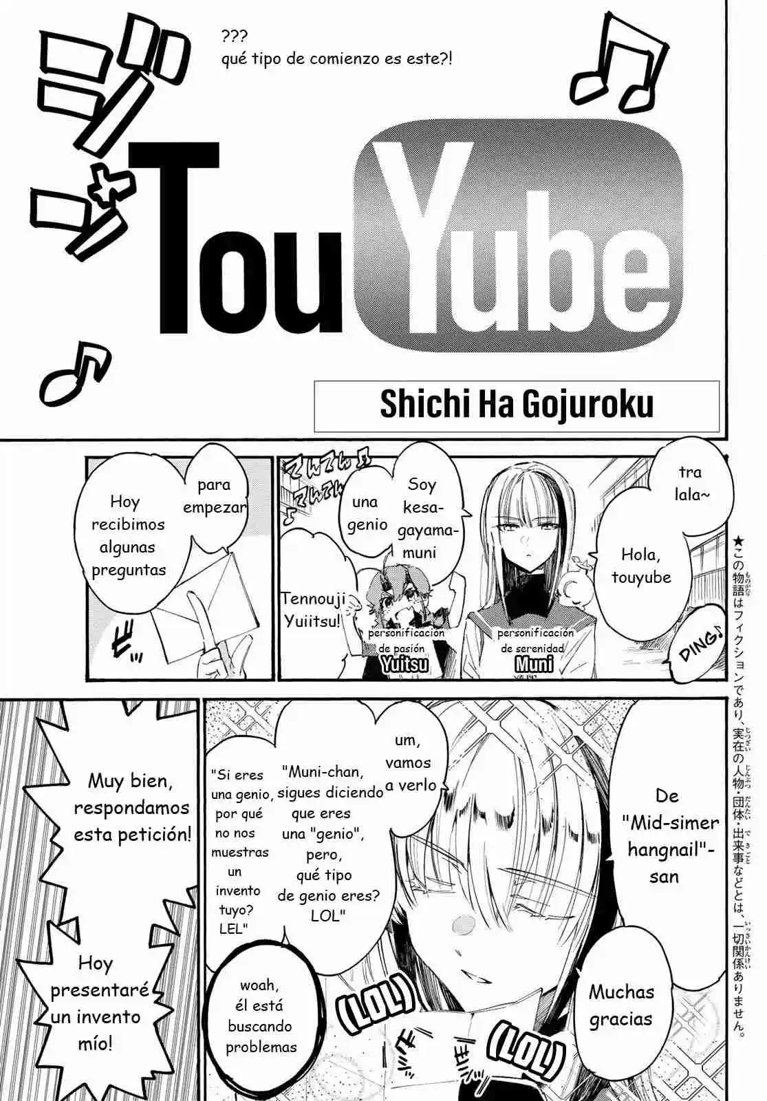 Shichi Ha Gojuroku: Chapter 10 - Page 1