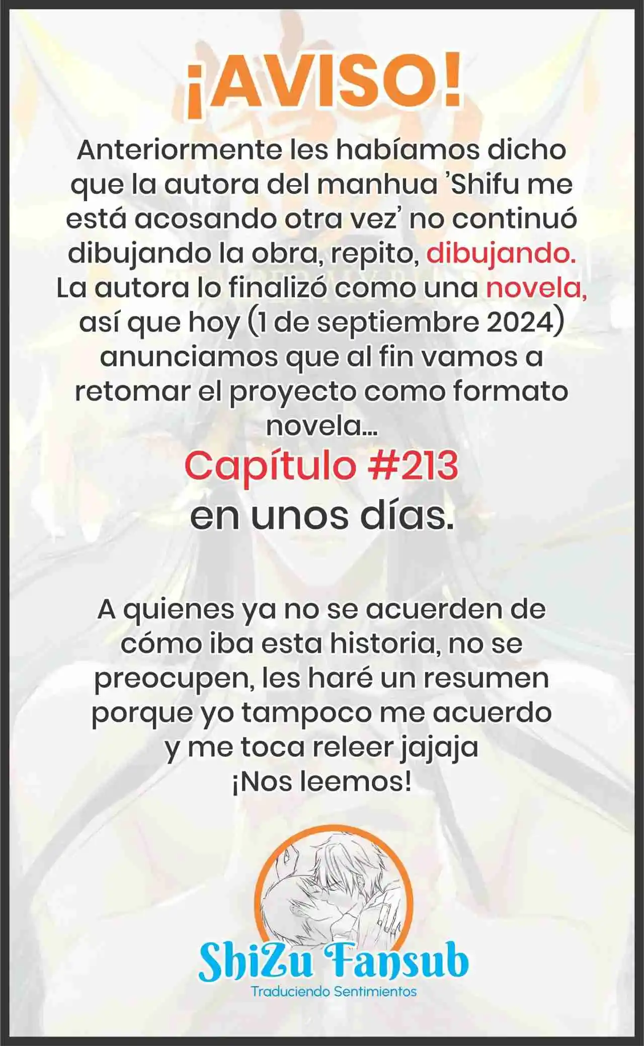 Shifu, Me Está Acosando Otra Vez: Chapter 212 - Page 1