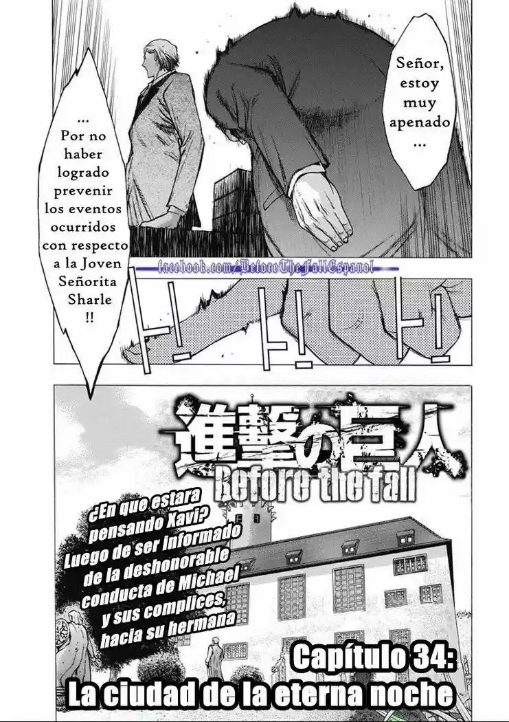 Shingeki No Kyojin: Before The Fall: Chapter 34 - Page 1