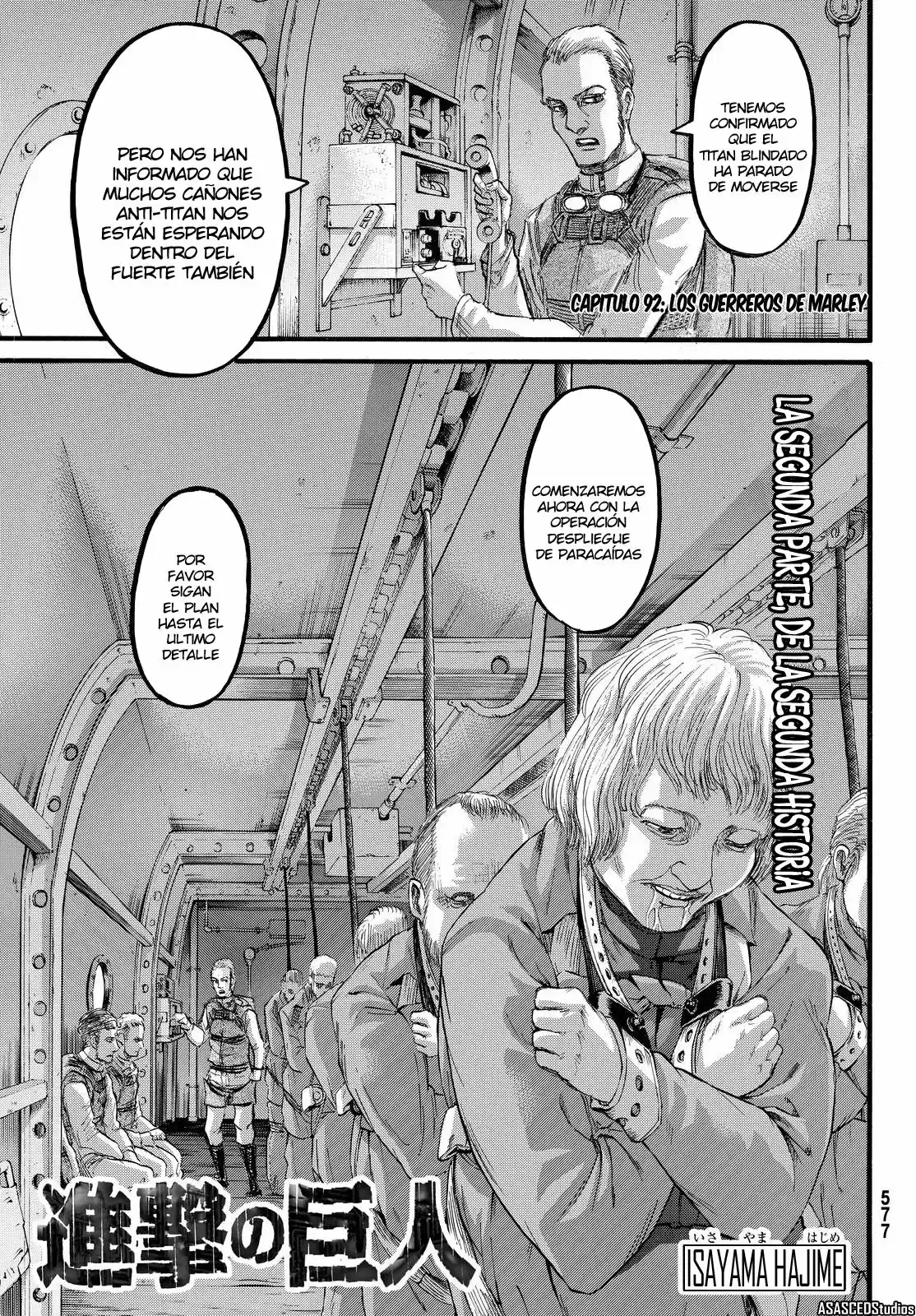 Shingeki no Kyojin: Chapter 92 - Page 1