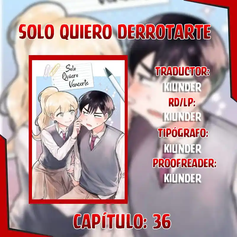 Solo quiero derrotarte: Chapter 36 - Page 1