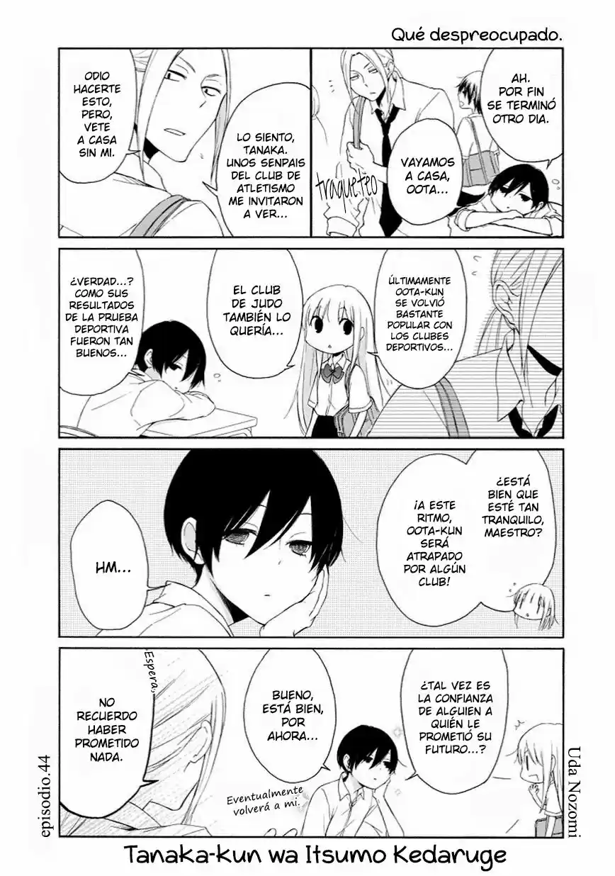 Tanaka-kun Wa Itsumo Kedaruge: Chapter 44 - Page 1