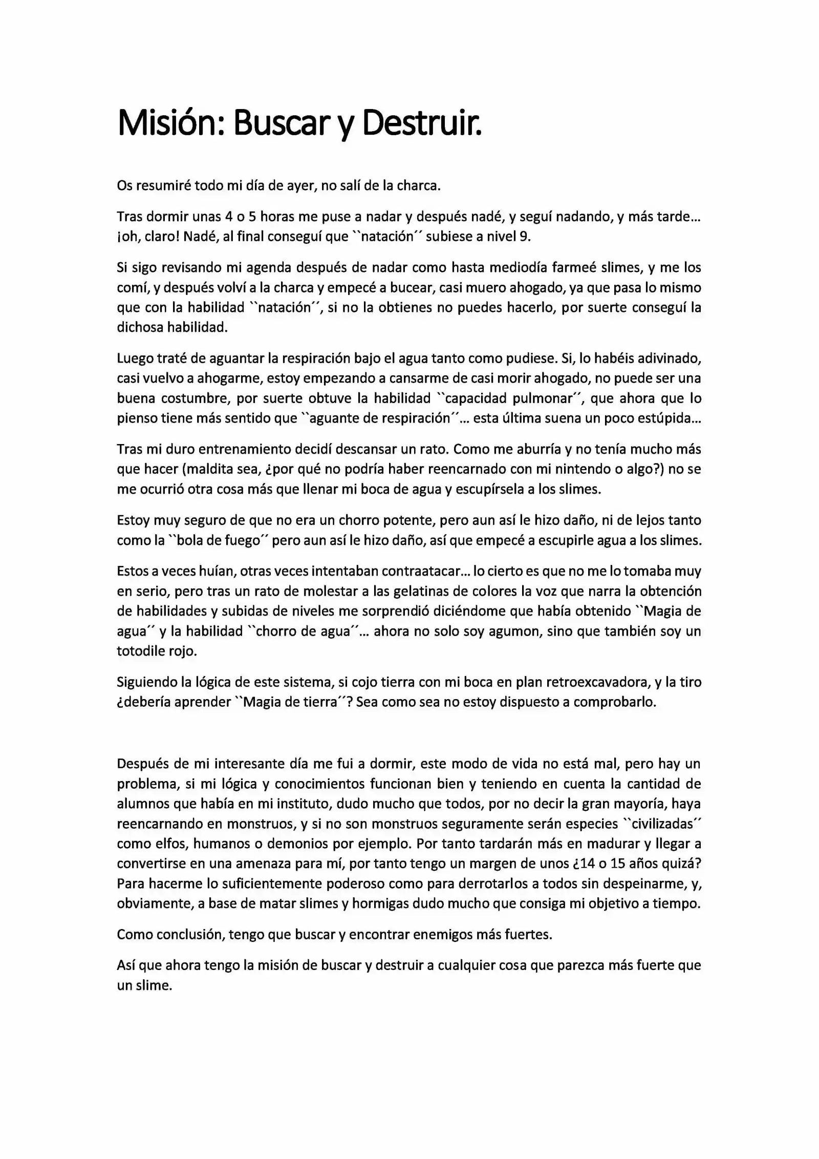 The Invencible Rex (Novela: Chapter 7 - Page 1