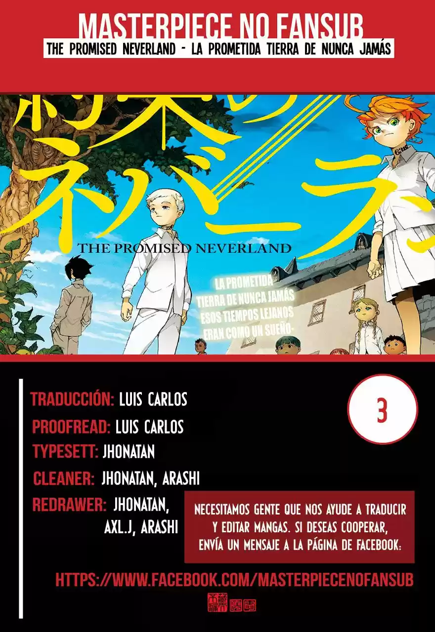 The Promised Neverland: Chapter 3 - Page 1