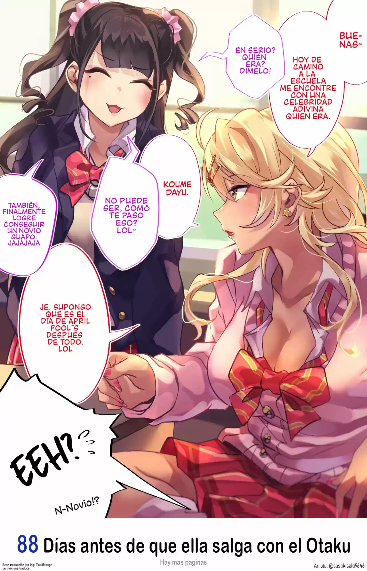 This Gyaru Will Date The Otaku In 100 Days: Chapter 12 - Page 1