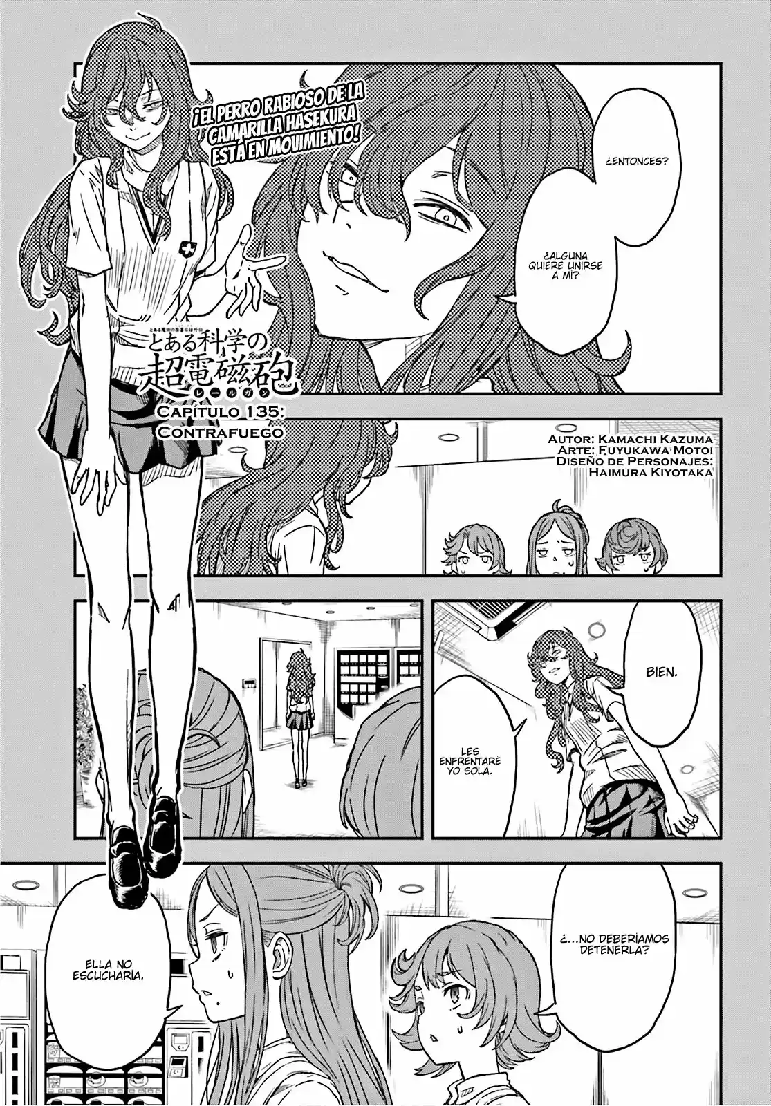 To Aru Kagaku No Railgun: Chapter 135 - Page 1