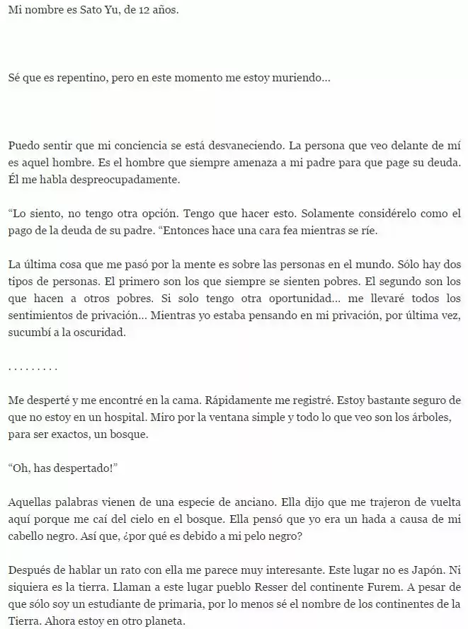 To Deprive A Deprived Person (Novela: Chapter 1 - Page 1