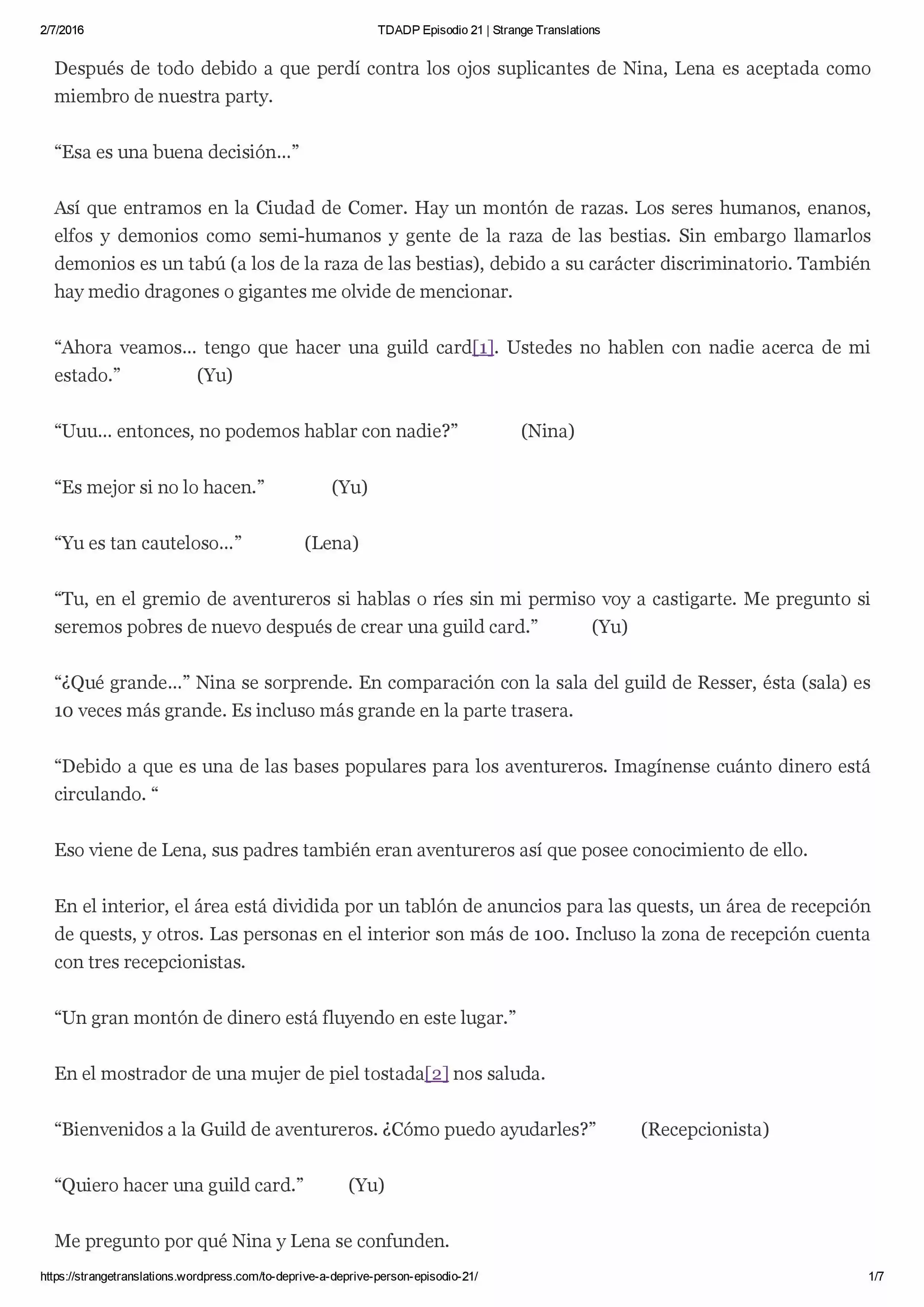 To Deprive A Deprived Person (Novela: Chapter 21 - Page 1