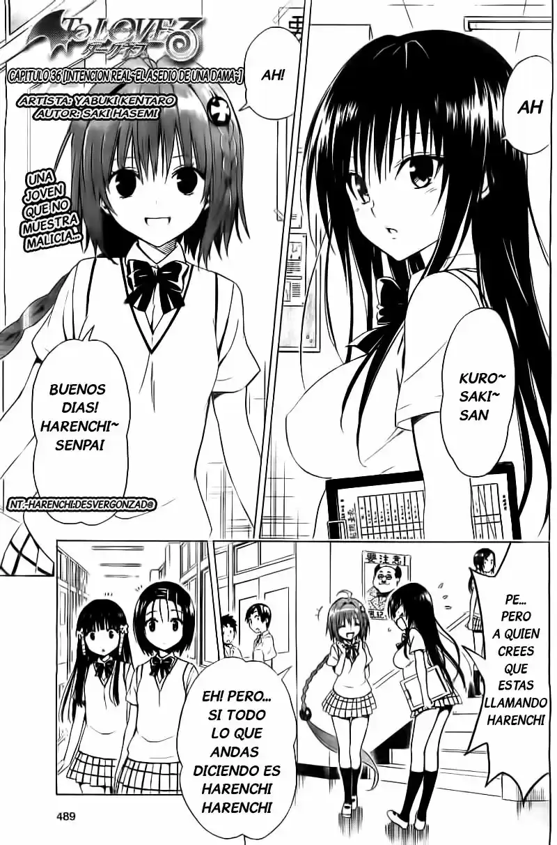 To Love-ru Darkness: Chapter 36 - Page 1