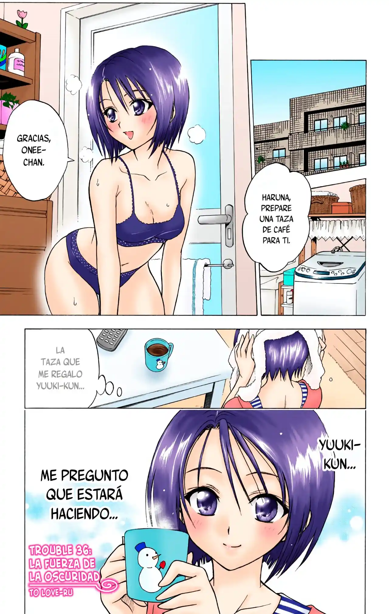 To LOVE-Ru Full Color: Chapter 36 - Page 1