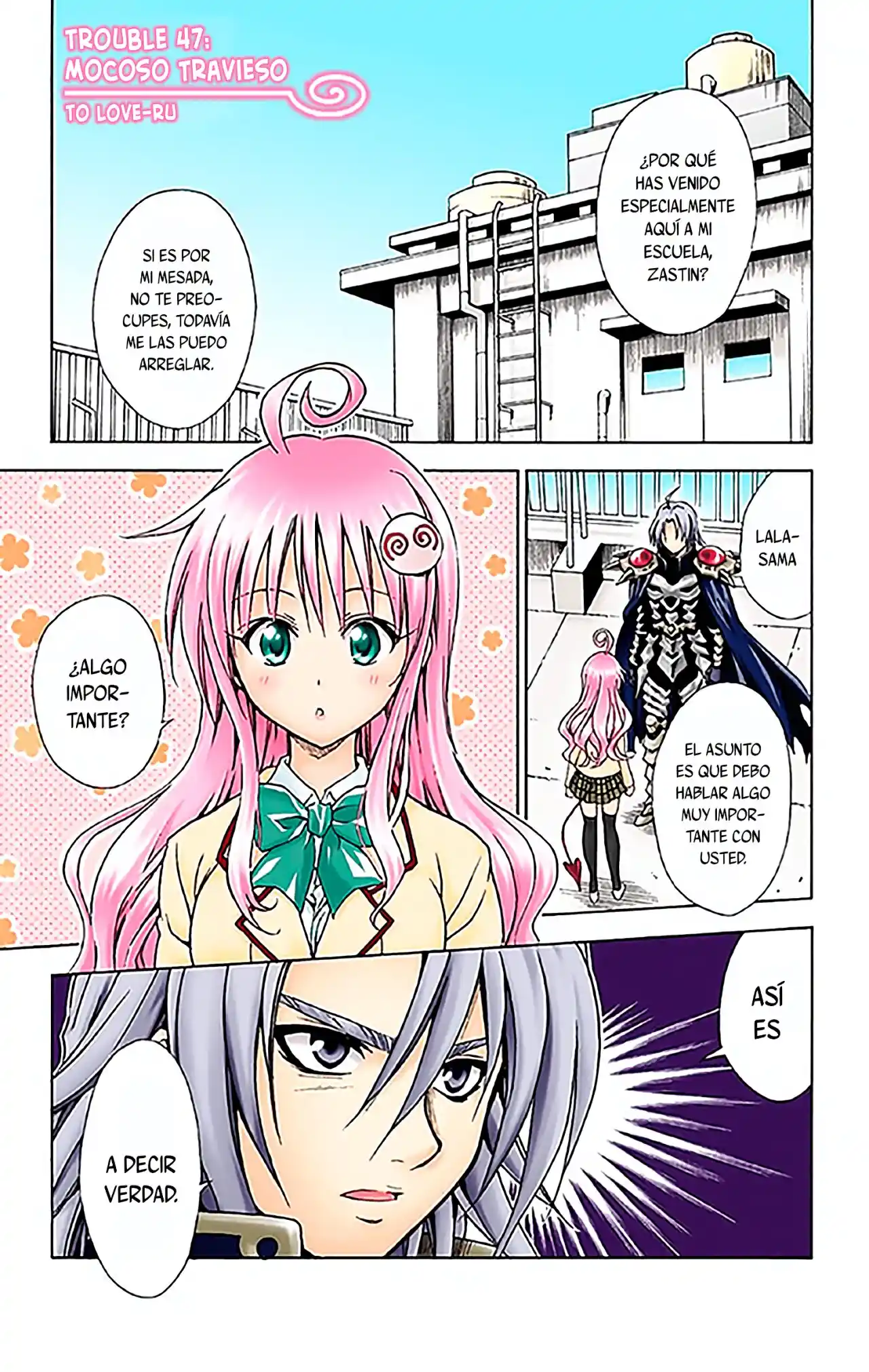 To LOVE-Ru Full Color: Chapter 47 - Page 1