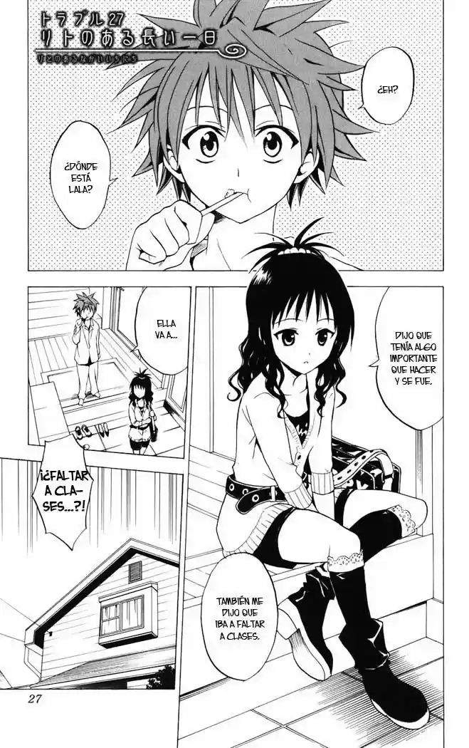 To Love Ru: Chapter 27 - Page 1