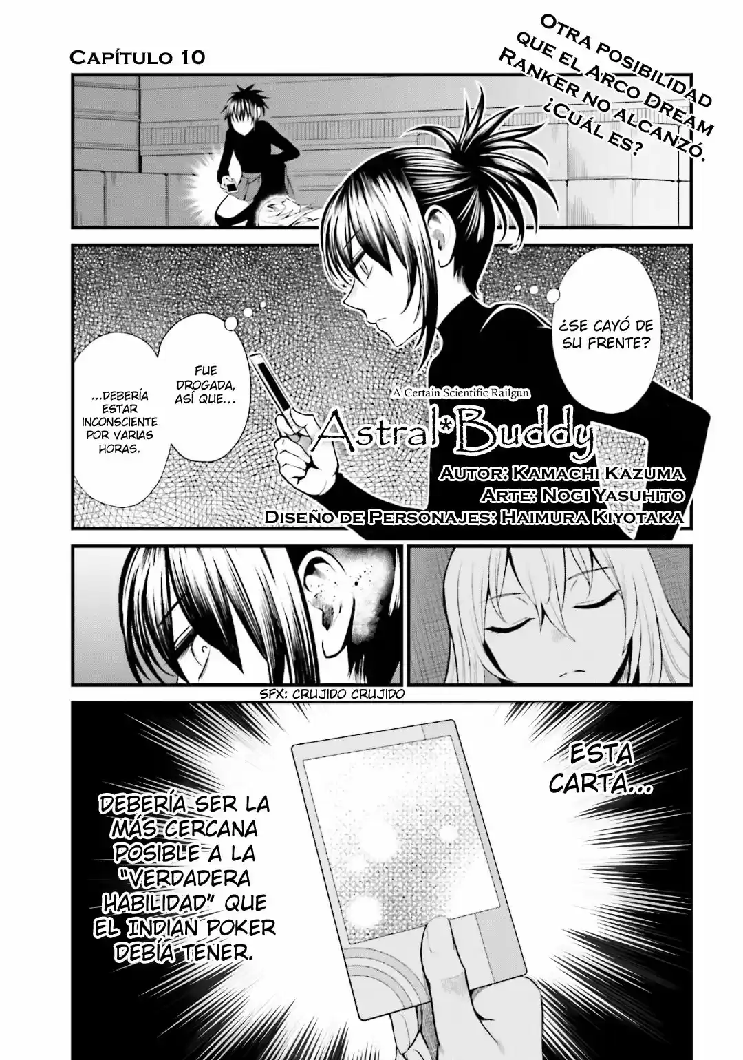 Toaru Kagaku No Railgun Gaiden: Astral Buddy: Chapter 10 - Page 1