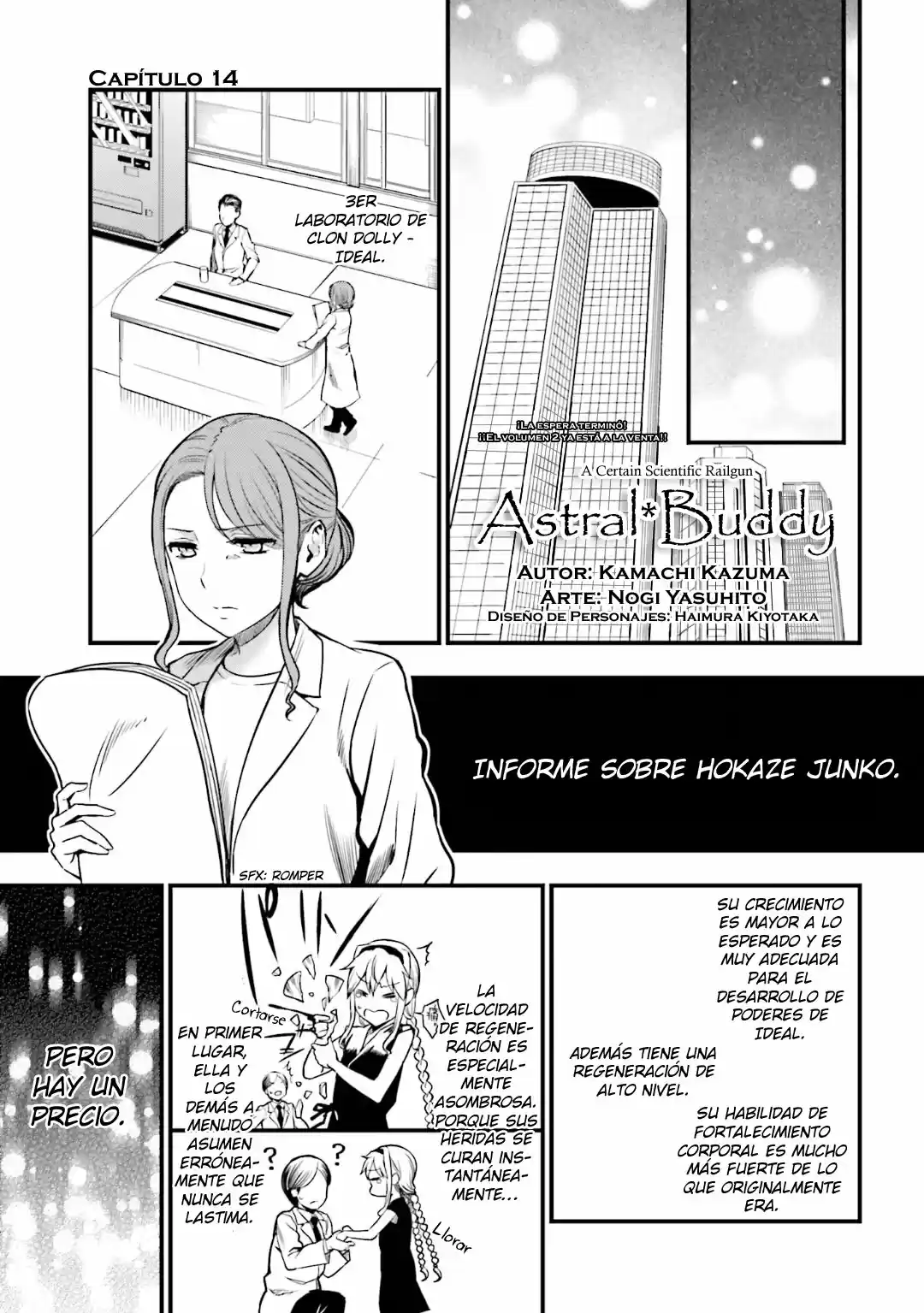 Toaru Kagaku No Railgun Gaiden: Astral Buddy: Chapter 14 - Page 1