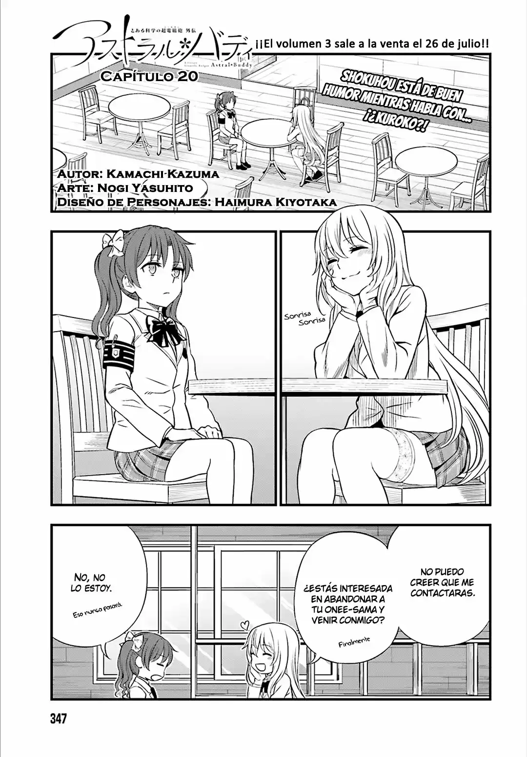 Toaru Kagaku No Railgun Gaiden: Astral Buddy: Chapter 20 - Page 1